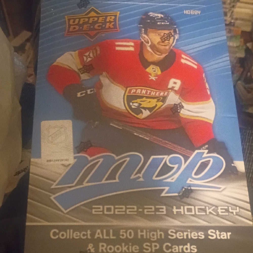 Upper Deck 2022-23 MVP Hockey Card Unopened Sealed Pack Box W 20 Packs Per Box